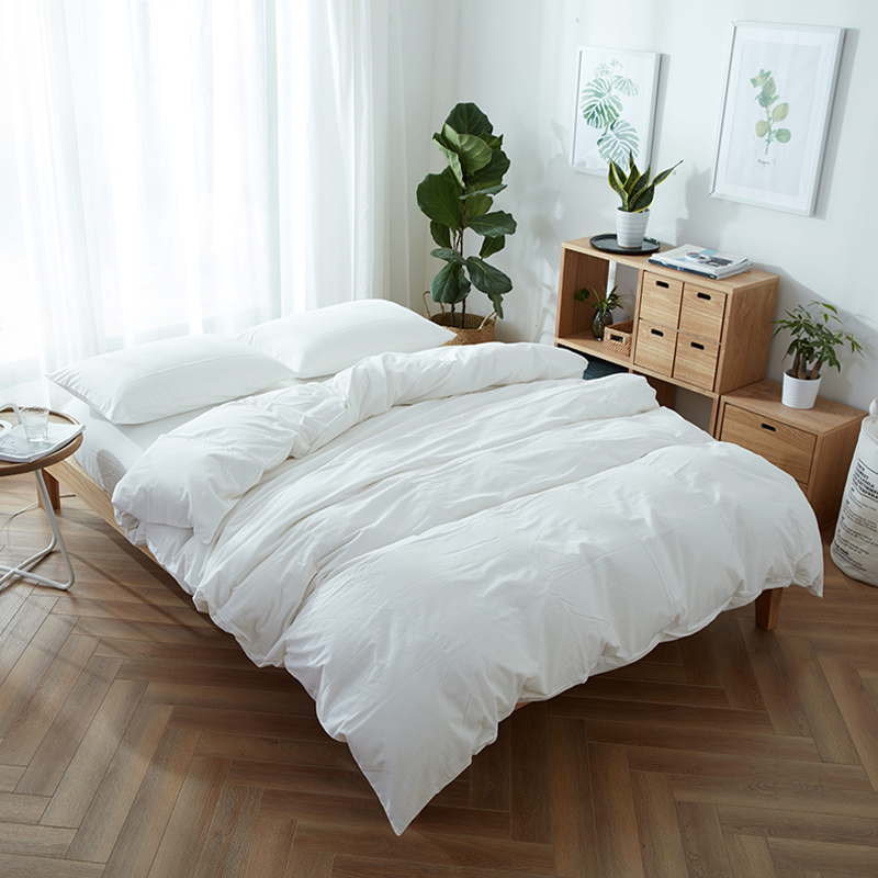 Mga Washed-Cotton Bedding Set