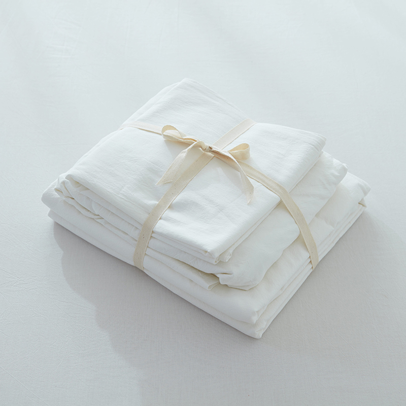 Mga Washed-Cotton Bedding Set