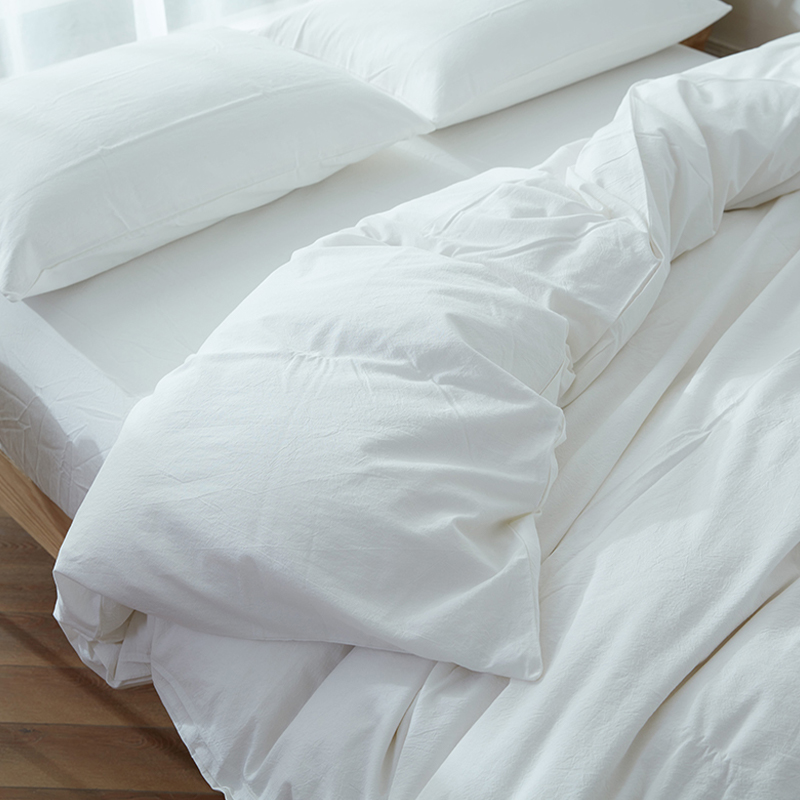 Mga Washed-Cotton Bedding Set
