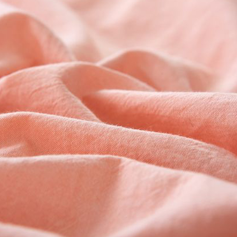 Malambot na Malambot na Polyester na Washed Cotton na Tela