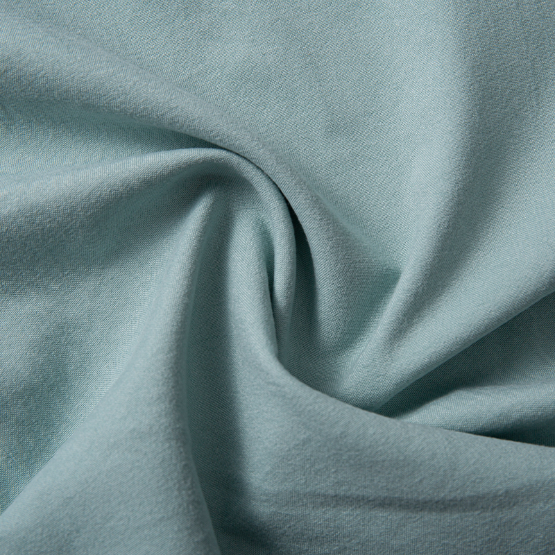 Banayad na Berde Solid Polyester Dyed Tela