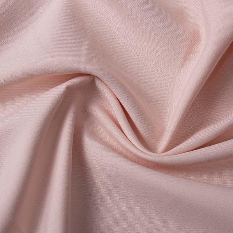 Breathable Light Pink Polyester Dyed na Tela