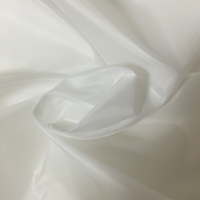Soft Solid Color Polyester Taffeta na Tela