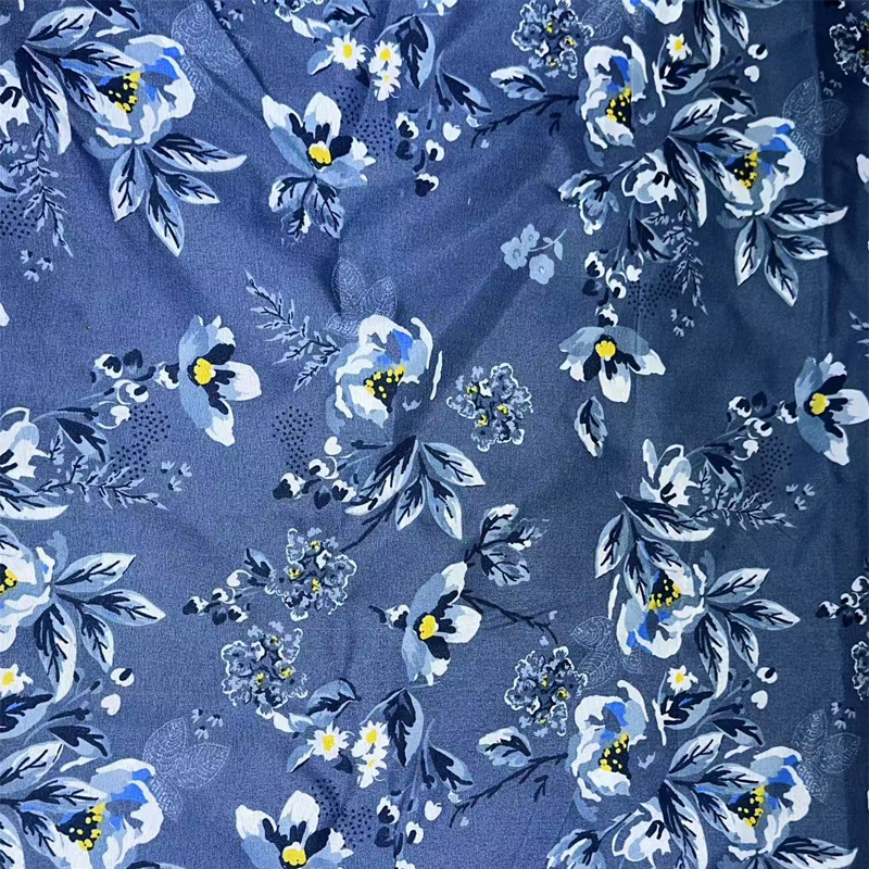 100% Polyester pigment na naka-print na tela