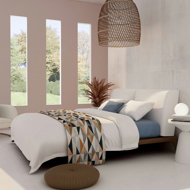 Mga sikat na 100% Polyester Microfiber Dyed Bedding Set
